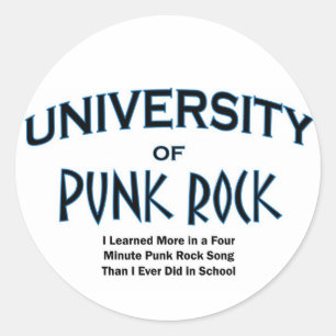Adesivo Redondo rocha do música-punk
