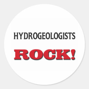 Adesivo Redondo Rocha dos Hydrogeologists