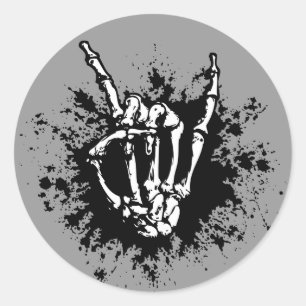 Adesivo Redondo Rocha no osso