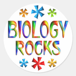 ADESIVO REDONDO ROCHAS DA BIOLOGIA