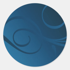 Adesivo Redondo Rochas de gradiente elegantes