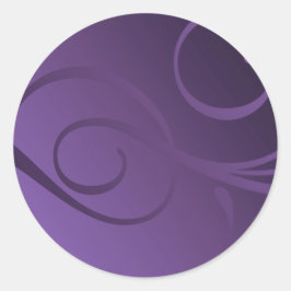 Adesivo Redondo Rochas de gradiente elegantes