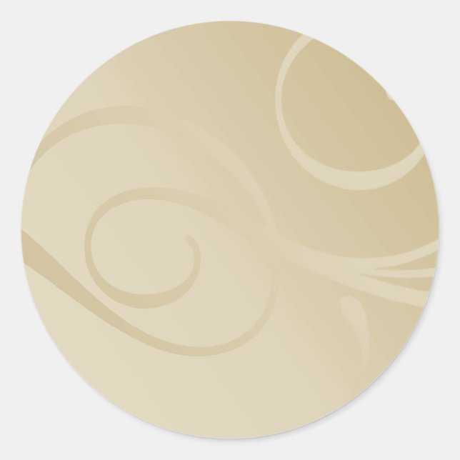 Adesivo Redondo Rochas de gradiente elegantes (Frente)