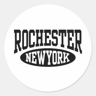 Adesivo Redondo Rochester New York