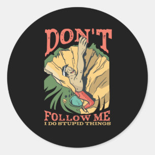 Adesivo Redondo Rock Climber