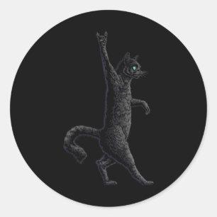 Adesivo Redondo Rock Divertido Em Rock And Roll - Camisetas De Ban