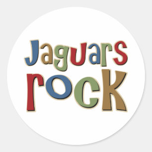 Adesivo Redondo Rock Jaguars