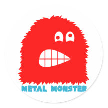 Rock=Life 'Metal Monster' Sticker