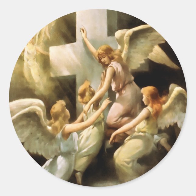 Adesivo Redondo Rock of Ages (Frente)