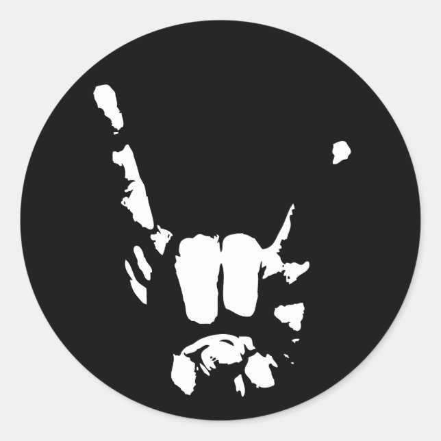 Adesivo Redondo Rock of Shadows (Frente)