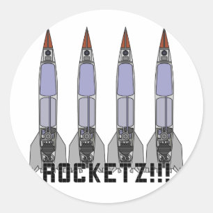 Adesivo Redondo Rocketz3