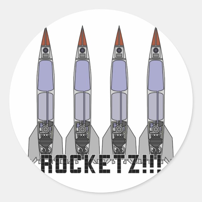Adesivo Redondo Rocketz3 (Frente)