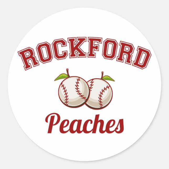 Adesivo Redondo Rockford Peaches (Frente)