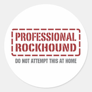 Adesivo Redondo Rockhound profissional