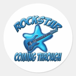 Adesivo Redondo Rockstar