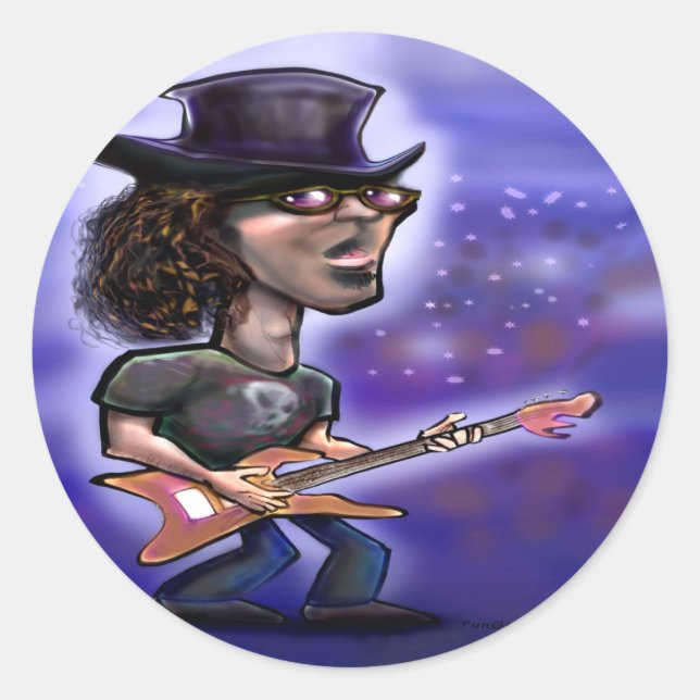 Adesivo Redondo Rockstar (Frente)