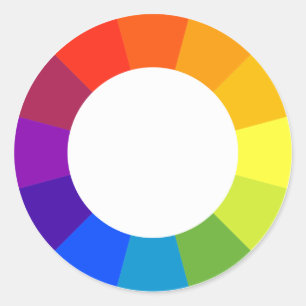 Adesivo Redondo Roda de Cores