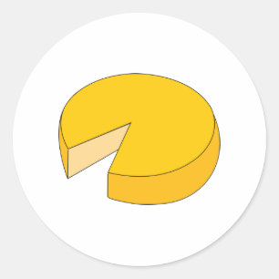 Adesivo Redondo Roda de queijo
