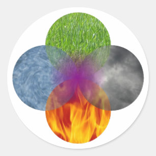 Adesivo Redondo Roda de ser - branco