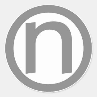 Adesivo Redondo rodada de logotipo