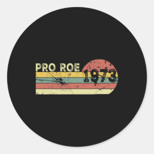 Adesivo Redondo Roe 1973 Meu útero Minha Escolha Feminista de Prox