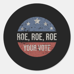 Adesivo Redondo Roe Pro Choice Roe Roe Roe Voe Feminista