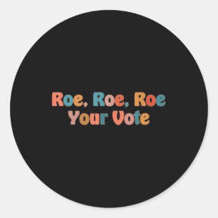 Adesivo Redondo roe roe seu voto 3