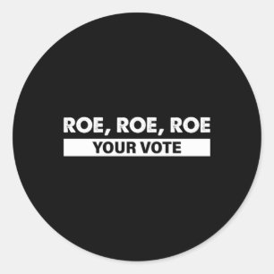 Adesivo Redondo roe roe seu voto 4