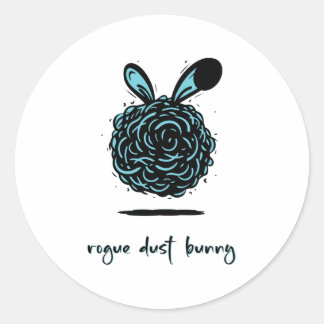 Adesivo Redondo Rogue Dust Bunny