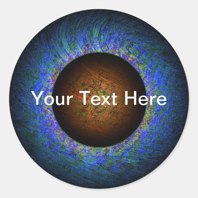 Adesivo Redondo Rogue Planet - Personalizável (Frente)