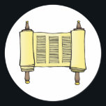 Adesivo Redondo Rolar<br><div class="desc">Imagem tradicional de um rolagem.</div>