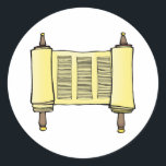 Adesivo Redondo Rolar<br><div class="desc">Imagem tradicional de um rolagem.</div>