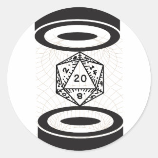 Adesivo Redondo Roll Gravitacional