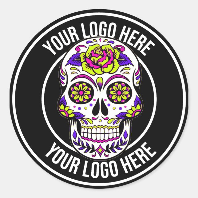 Adesivo Redondo Roller Derby Circle Logo (Frente)