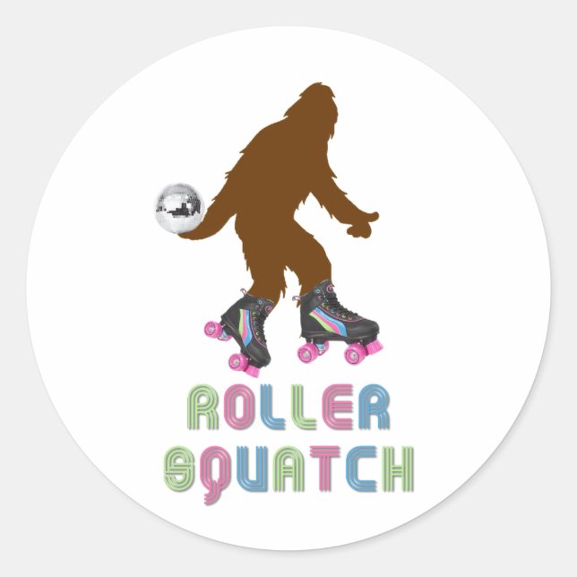Adesivo Redondo Roller Squatch (Frente)