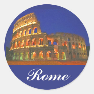 Adesivo Redondo Roman Coliseum