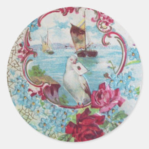 ADESIVO REDONDO ROMANTICA