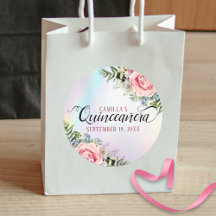 Romântico Elegante Floral Quinceañera