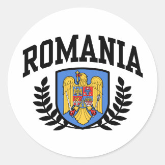 Adesivo Redondo Romênia