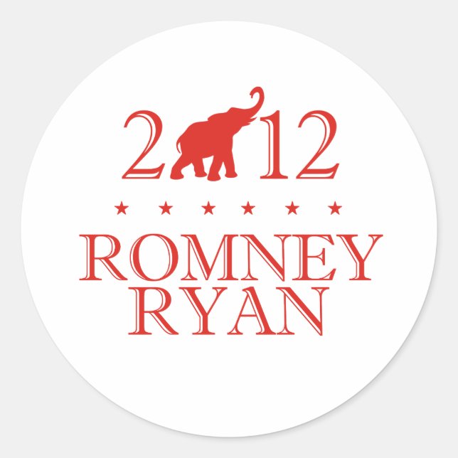 Adesivo Redondo ROMNEY RYAN 2012 REPUBLICAN.png (Frente)