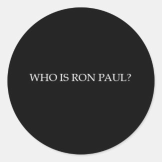 Adesivo Redondo Ron Paul sticker