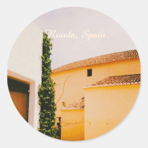 Adesivo Redondo Ronda, Málaga, Espanha