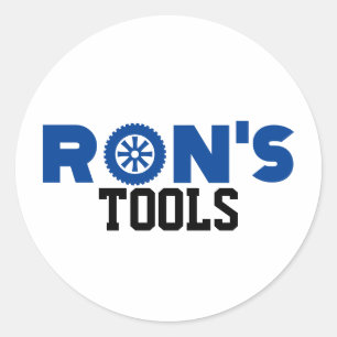 Adesivo Redondo Ron's Tools Classic Round Sticker