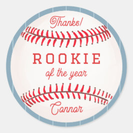 Adesivo Redondo Rookie do ano Aniversário a Favor