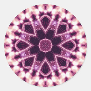 Adesivo Redondo Rosa