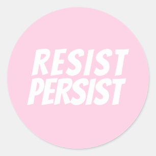 Adesivo Redondo rosa claro branca "Resistente"