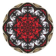 Rosa de crânio barroco