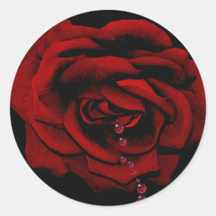 Adesivo Redondo Rosa de hemorragia