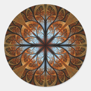 Adesivo Redondo Rosa de Merlin