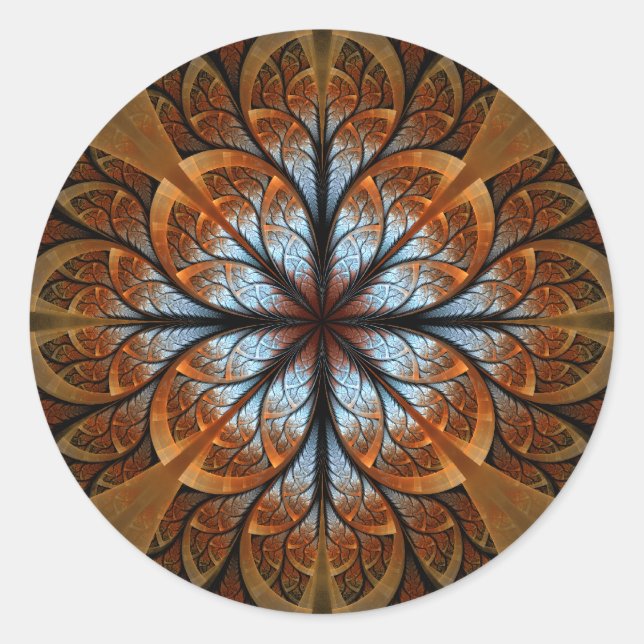 Adesivo Redondo Rosa de Merlin (Frente)